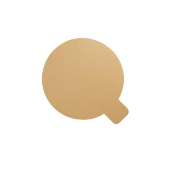 7cm Goldscheibe mit Henkel Lasche